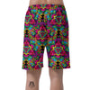 Animal Hippie Psychedelic Men's Shorts-grizzshop