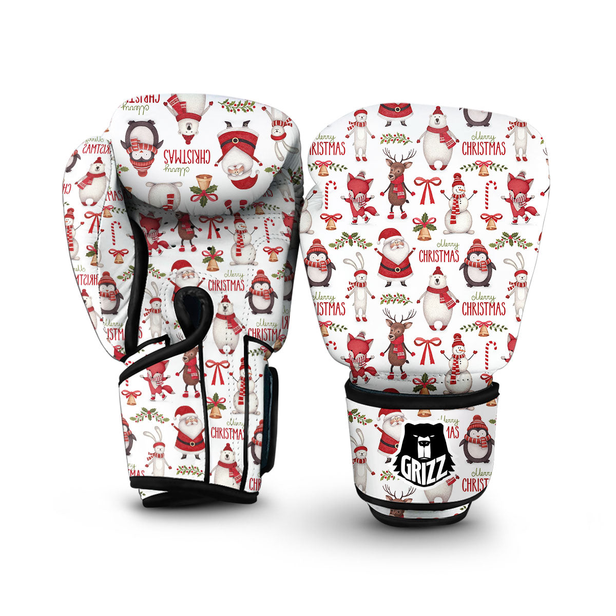 Animal Santa Christmas Boxing Gloves-grizzshop