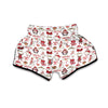 Animal Santa Christmas Muay Thai Boxing Shorts-grizzshop