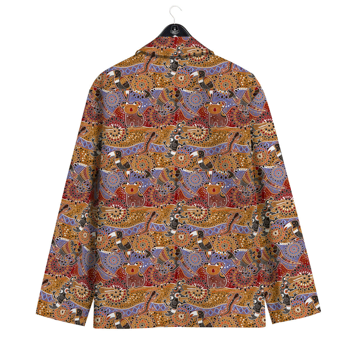 Animals Aboriginal Print Pattern Men's Sport Coat-grizzshop