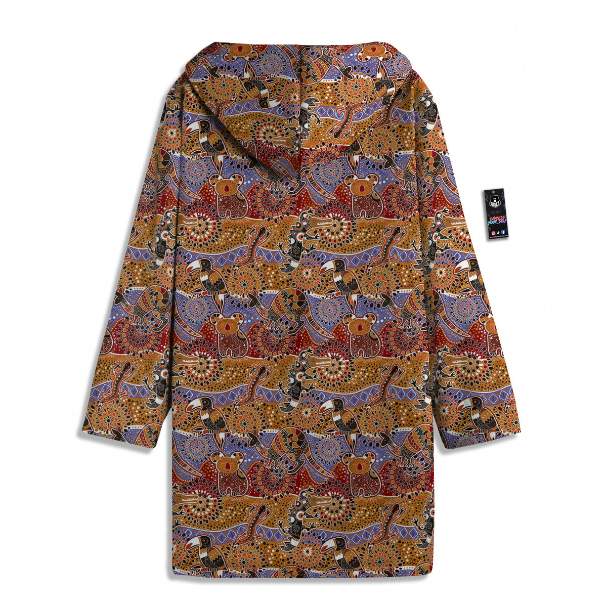 Animals Aboriginal Print Pattern Men's Windbreaker Jacket-grizzshop