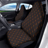 Ant Orange Print Pattern Car Seat Covers-grizzshop