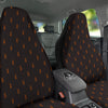 Ant Orange Print Pattern Car Seat Covers-grizzshop