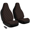 Ant Orange Print Pattern Car Seat Covers-grizzshop