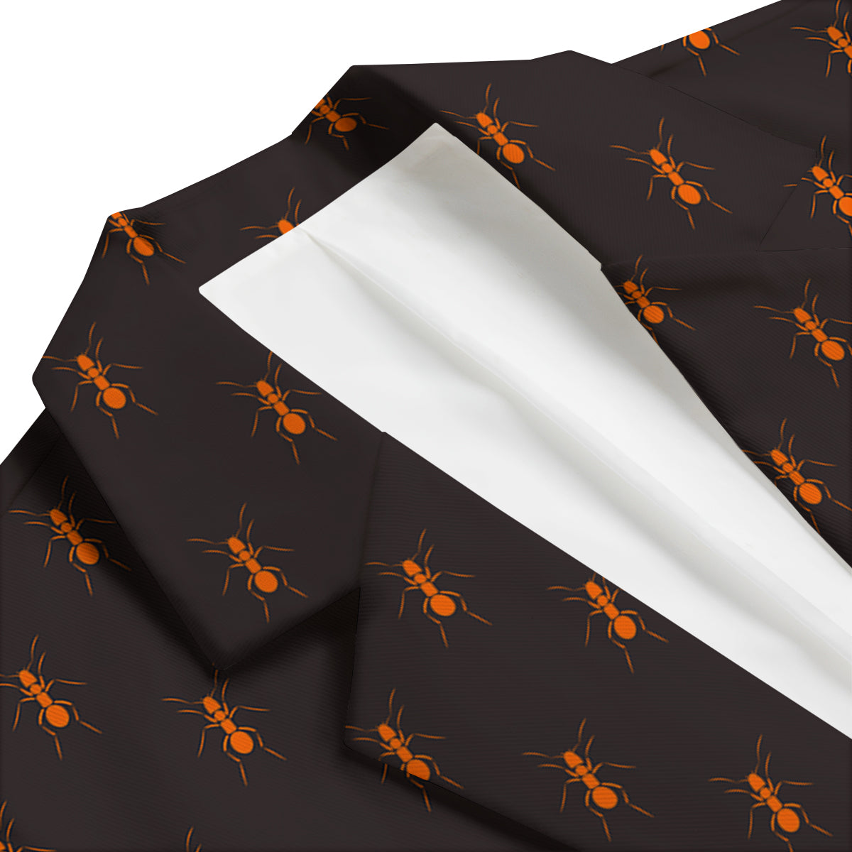 Ant Orange Print Pattern Men's Blazer-grizzshop
