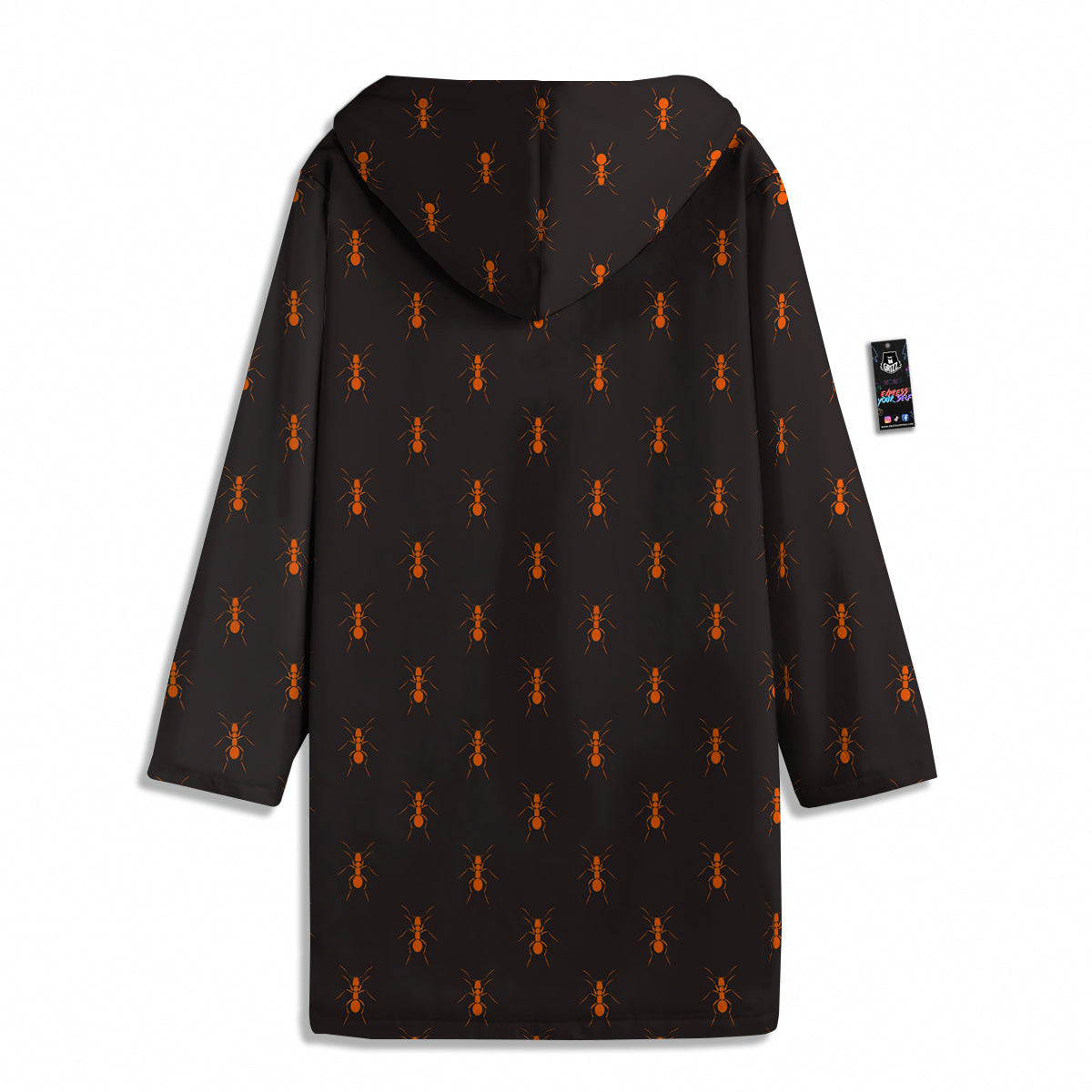 Ant Orange Print Pattern Men's Windbreaker Jacket-grizzshop