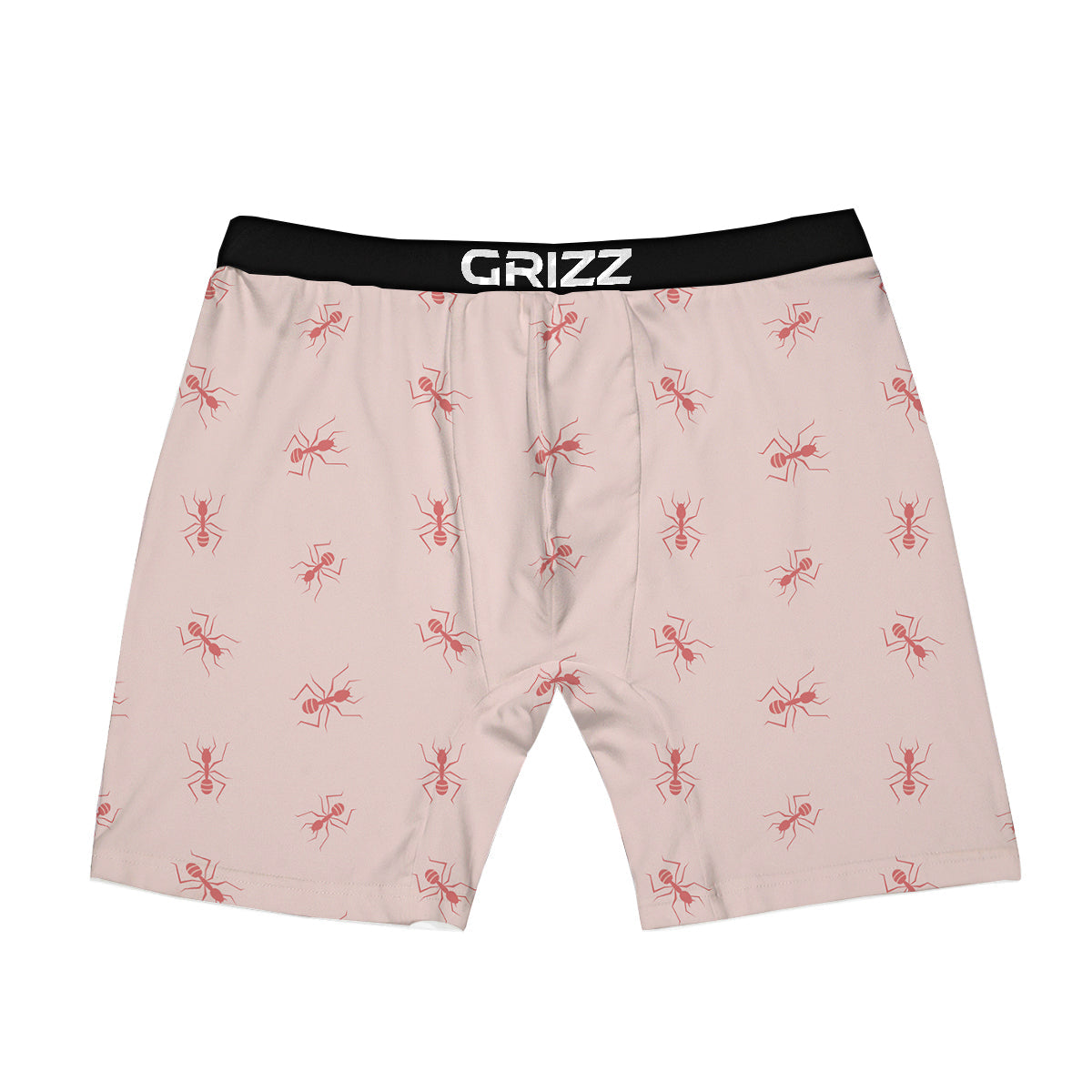 Ant Red Pink Print Pattern Boxer Briefs-grizzshop
