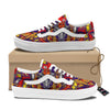 Anubis Exotic Egyptian Print Skate Shoes-grizzshop