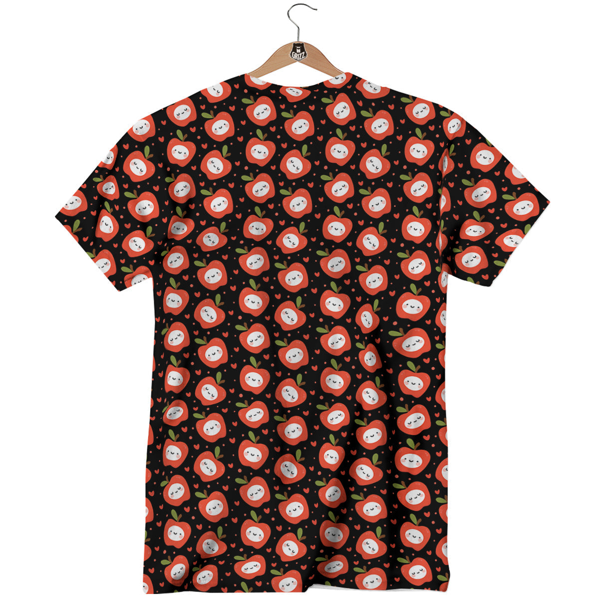 Apple Cute Print Pattern T-Shirt-grizzshop