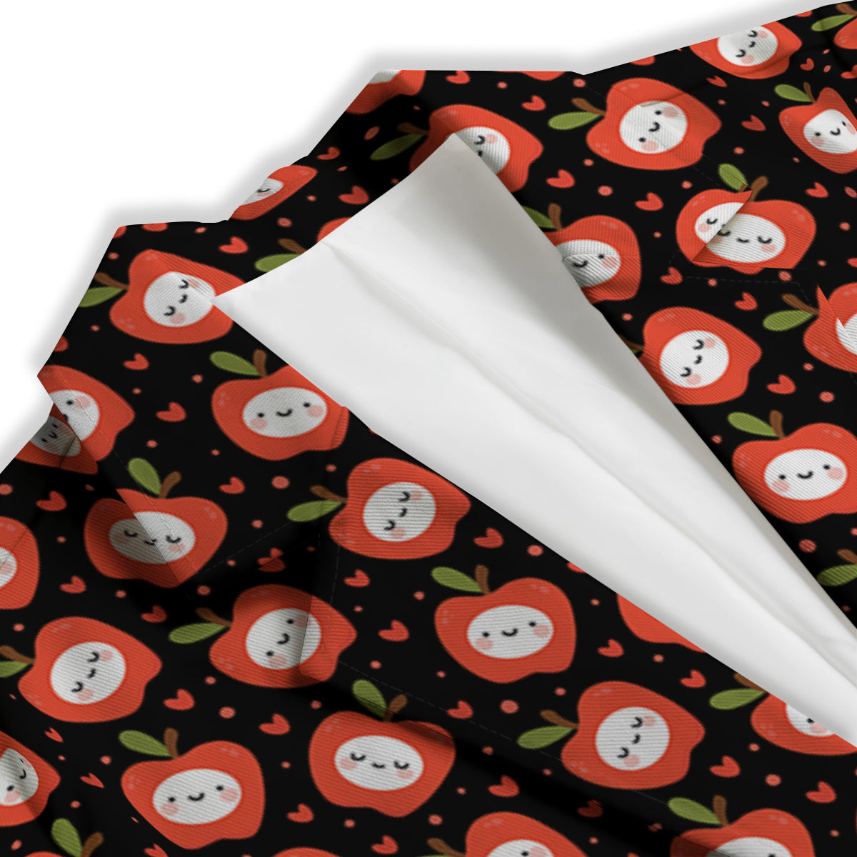 Apple Cute Print Pattern Women's Blazer-grizzshop