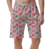 Apple Pattern Print Men's Shorts-grizzshop