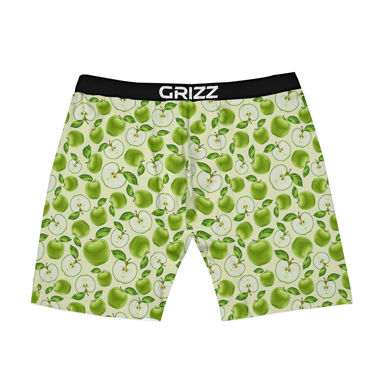 Apple Print Pattern Boxer Briefs-grizzshop