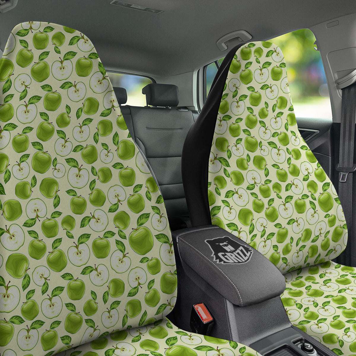 Apple Print Pattern Car Seat Covers-grizzshop