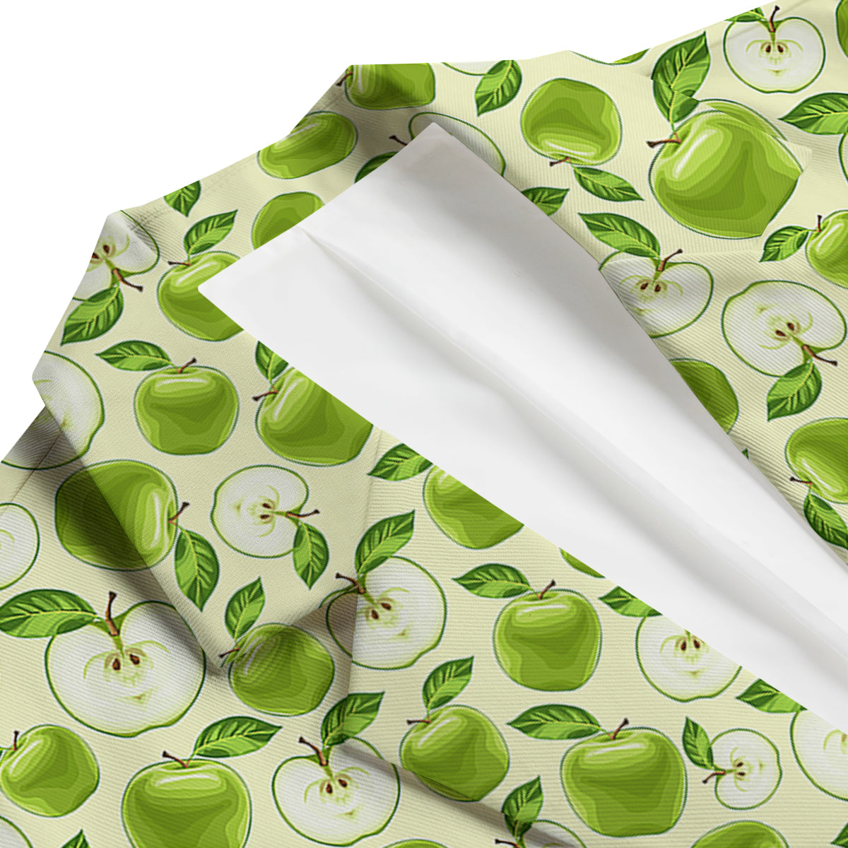 Apple Print Pattern Men's Blazer-grizzshop