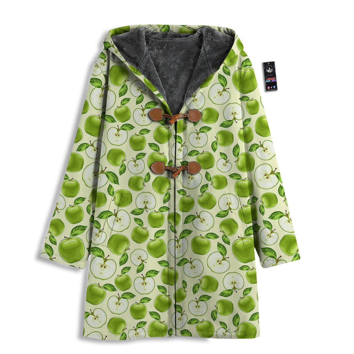 Apple Print Pattern Men's Windbreaker Jacket-grizzshop