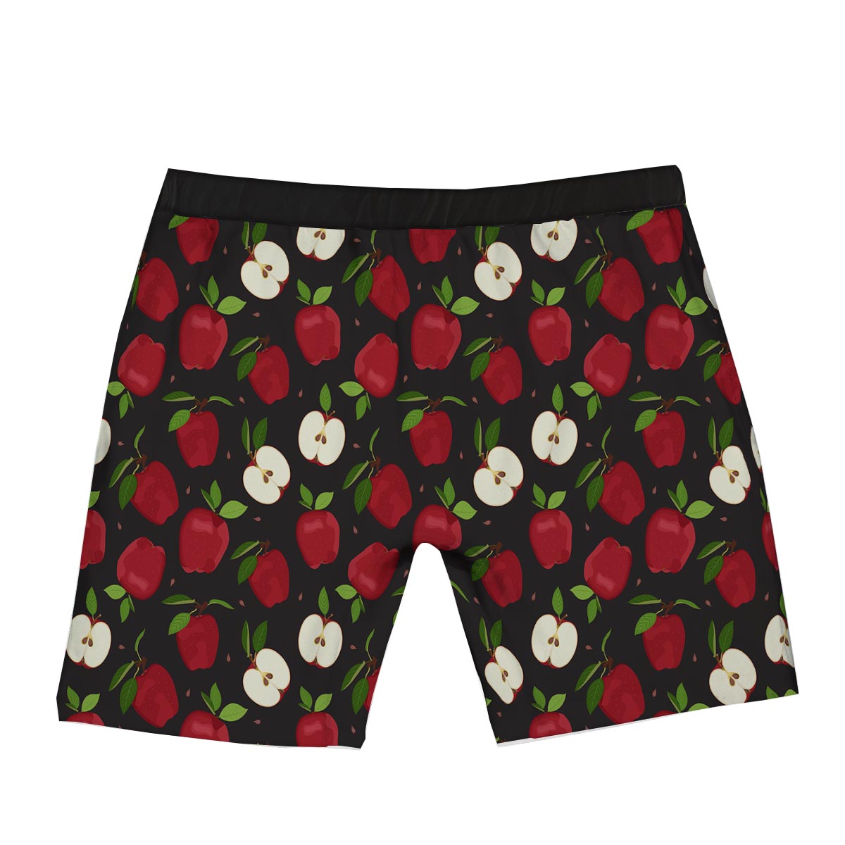 Apple Red Print Pattern Boxer Briefs-grizzshop