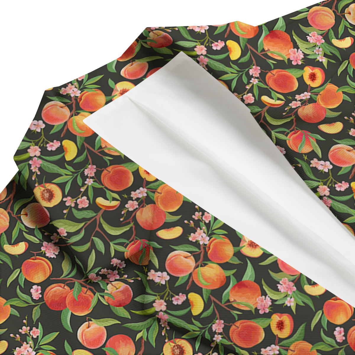 Apricot Print Pattern Men's Blazer-grizzshop