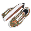 Apricot Print Pattern Skate Shoes-grizzshop