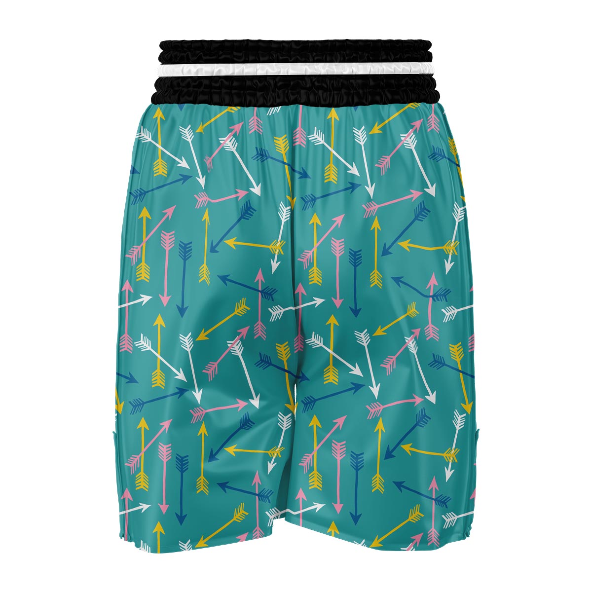 Archery Pattern Print Boxing Shorts-grizzshop