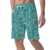 Archery Pattern Print Men's Shorts-grizzshop