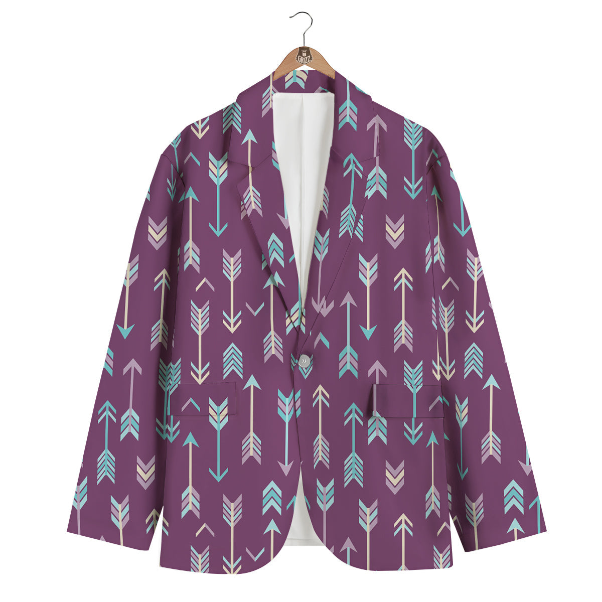 Archery Print Pattern Men's Blazer-grizzshop