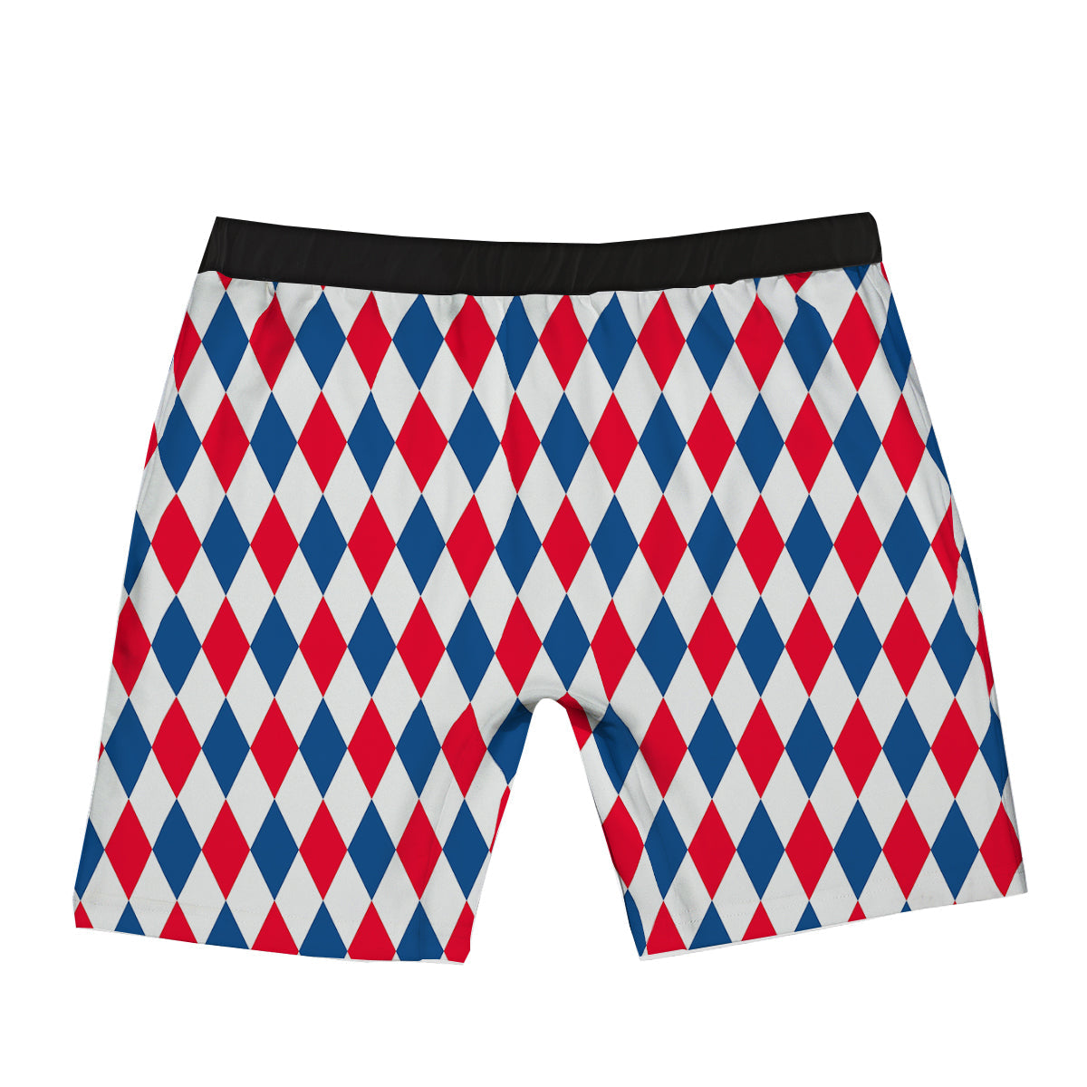 Argyle American Print Pattern Boxer Briefs-grizzshop