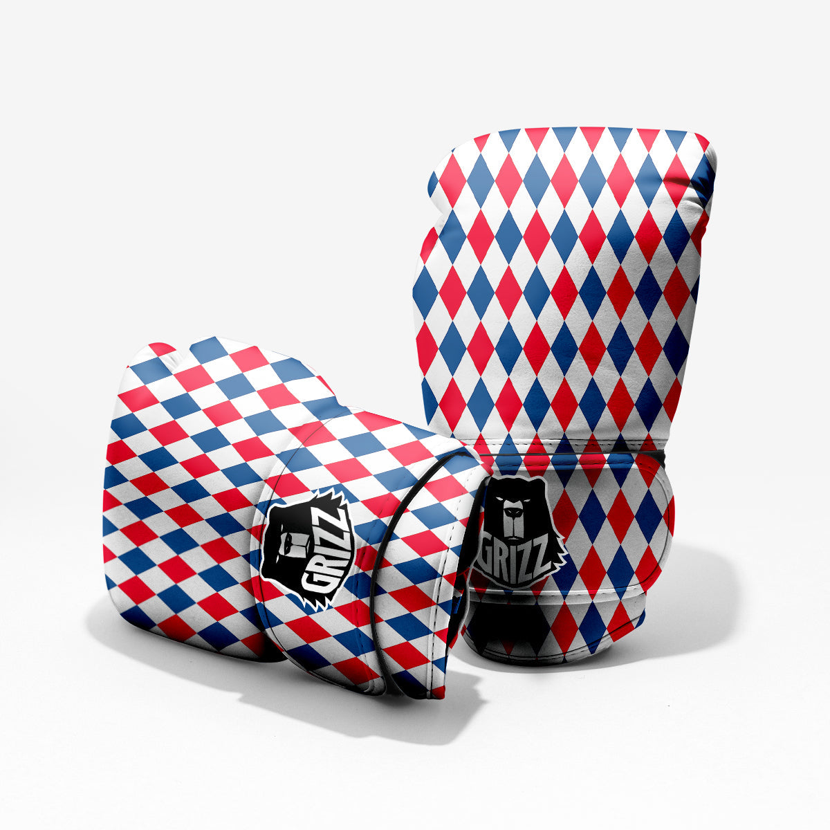Argyle American Print Pattern Pro Boxing Glove