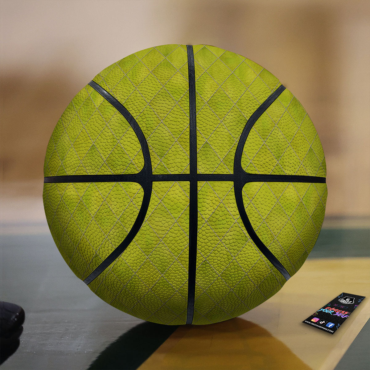 Argyle Grass Green Print Pattern Basketball-grizzshop