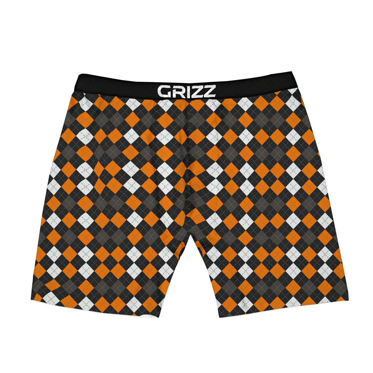 Argyle Halloween Print Pattern Boxer Briefs-grizzshop
