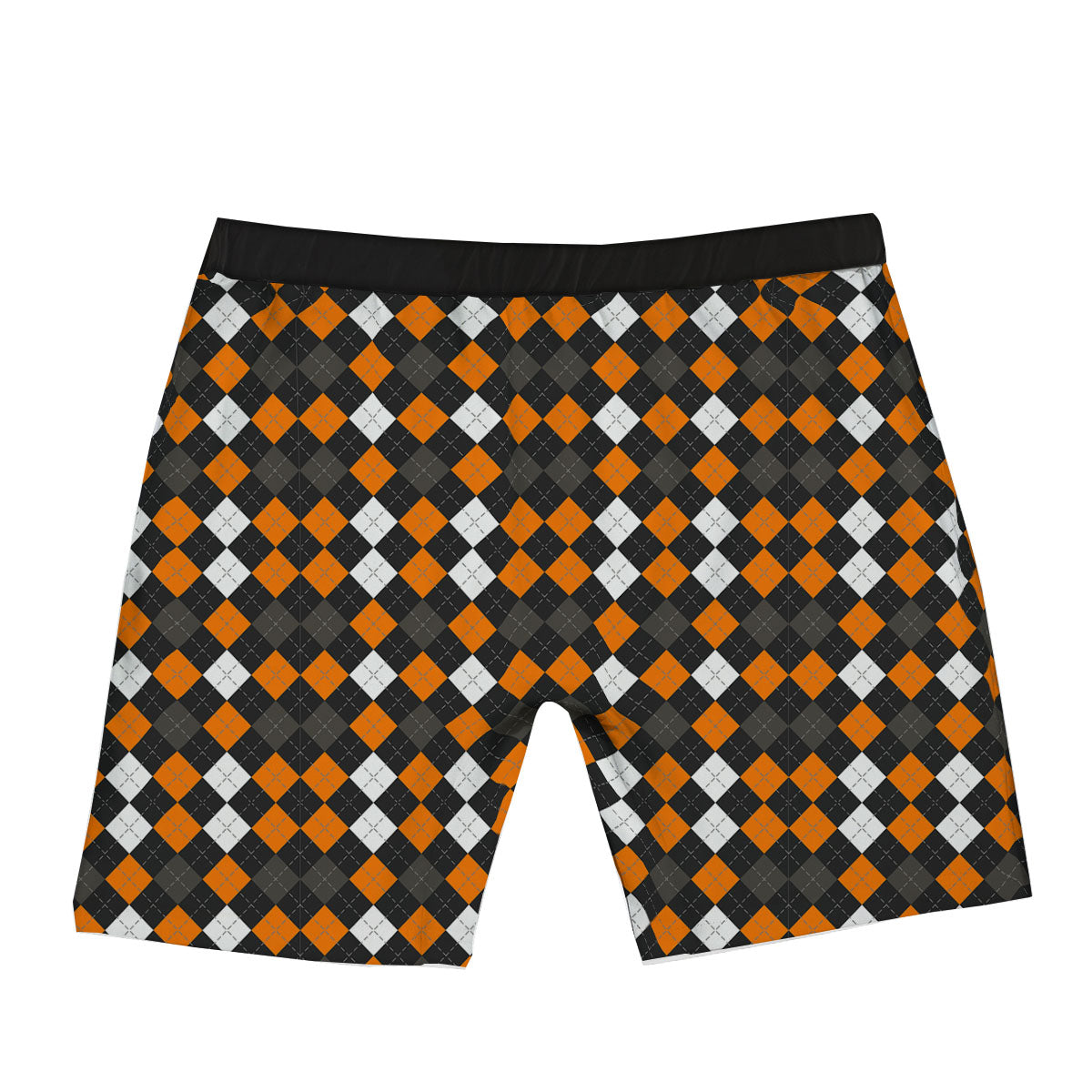 Argyle Halloween Print Pattern Boxer Briefs-grizzshop