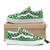 Argyle Irish Print Pattern Skate Shoes-grizzshop