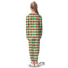 Argyle Merry Christmas Print Pattern Kid's Pajamas-grizzshop