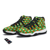 Argyle Saint Patrick's Day Print Pattern Black Bball Shoes-grizzshop