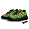 Argyle Saint Patrick's Day Print Pattern Black Chunky Shoes-grizzshop