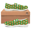 Argyle Saint Patrick's Day Print Pattern Black Loafers-grizzshop