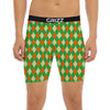 Argyle Saint Patrick's Day Print Pattern Boxer Briefs-grizzshop