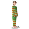 Argyle Saint Patrick's Day Print Pattern Kid's Pajamas-grizzshop