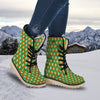 Argyle Saint Patrick's Day Print Pattern Snow Boots-grizzshop