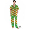 Argyle Saint Patrick's Day Print Pattern Women's Pajamas Set-grizzshop