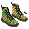 Argyle Saint Patrick's Day Print Pattern Work Boots-grizzshop