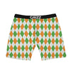 Argyle St Patrick's Day Print Pattern Boxer Briefs-grizzshop