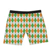 Argyle St Patrick's Day Print Pattern Boxer Briefs-grizzshop