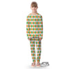 Argyle St Patrick's Day Print Pattern Kid's Pajamas-grizzshop