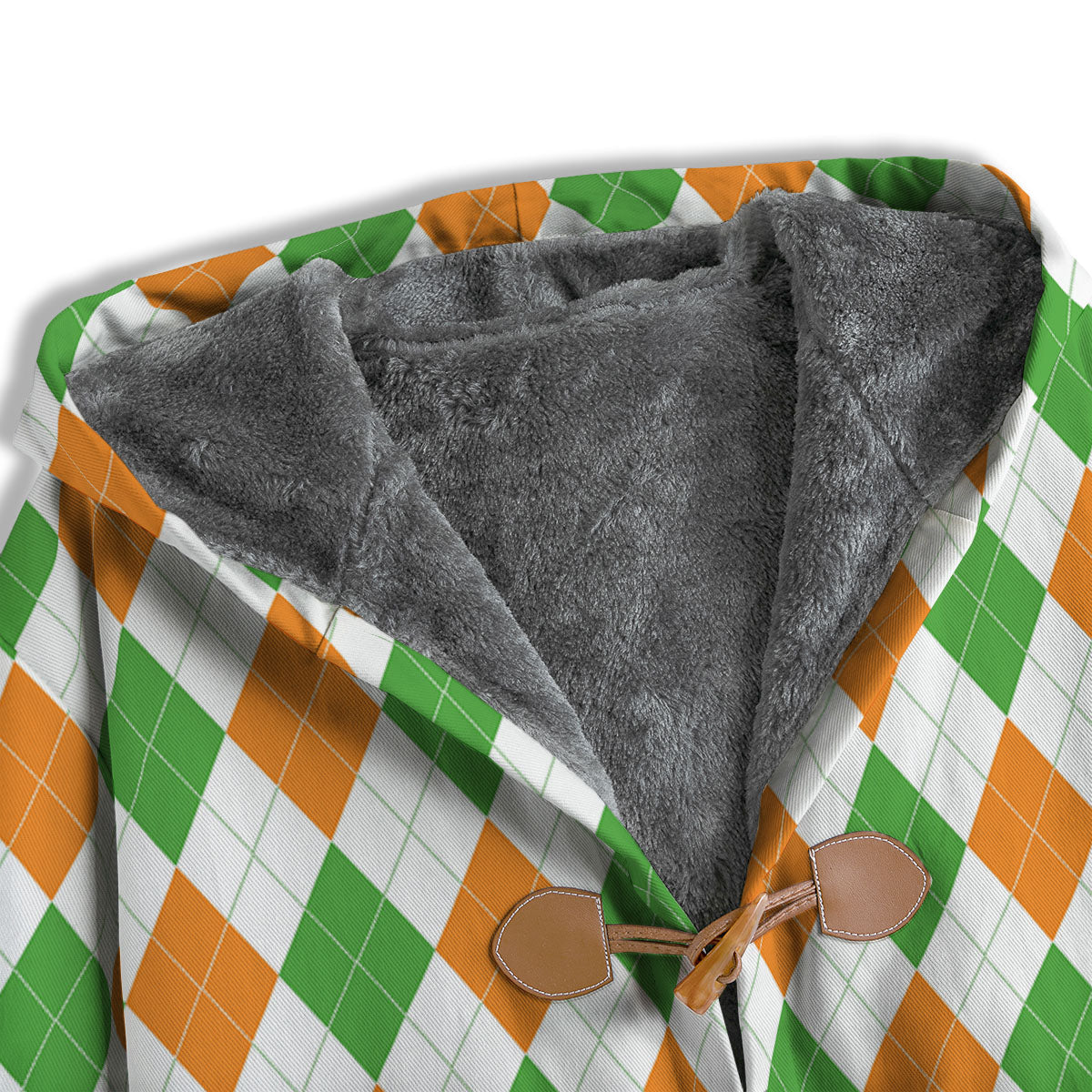 Argyle St Patrick's Day Print Pattern Men's Windbreaker Jacket-grizzshop