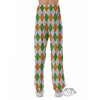 Argyle St Patrick's Day Print Pattern Pajama Pants-grizzshop