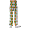 Argyle St Patrick's Day Print Pattern Pajama Pants-grizzshop