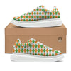 Argyle St Patrick's Day Print Pattern Platform Shoes-grizzshop