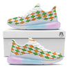 Argyle St Patrick's Day Print Pattern Running Sneakers-grizzshop