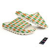 Argyle St Patrick's Day Print Pattern Sandals-grizzshop