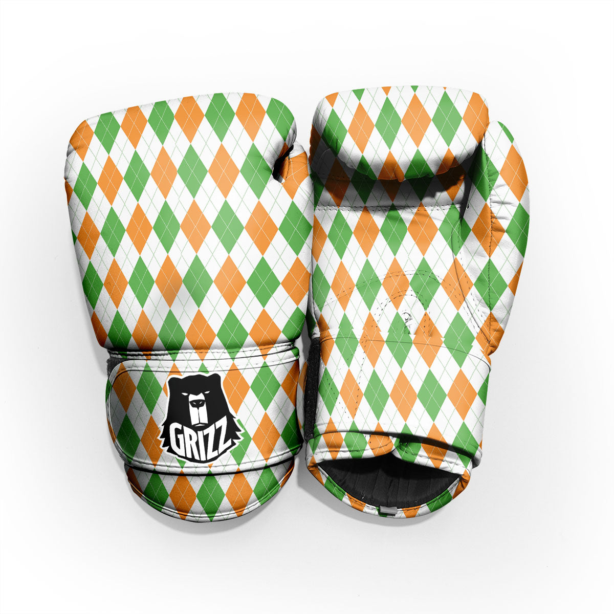 Argyle St Patrick's Day Print Pattern Pro Boxing Glove